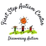 Logo, Showing Colorful image of three children and sun, Autism Therapy for Children.